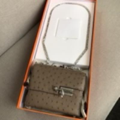 wholesale quality hermes verrou 17 ostrich etoupe phw